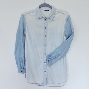 Club Monaco Denim Shirt Dress